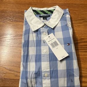 Tommy Hilfiger's classic button-up shirt.